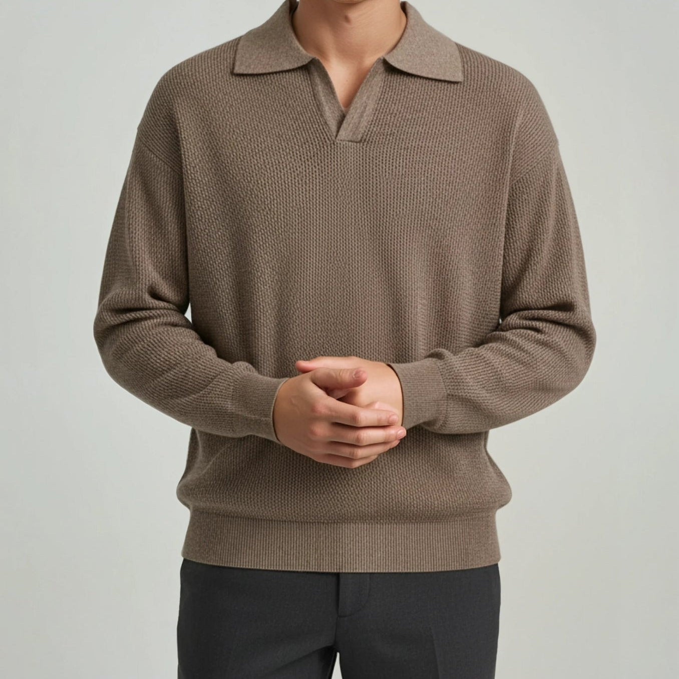 Zalecta | Luxe Gebreide Polo