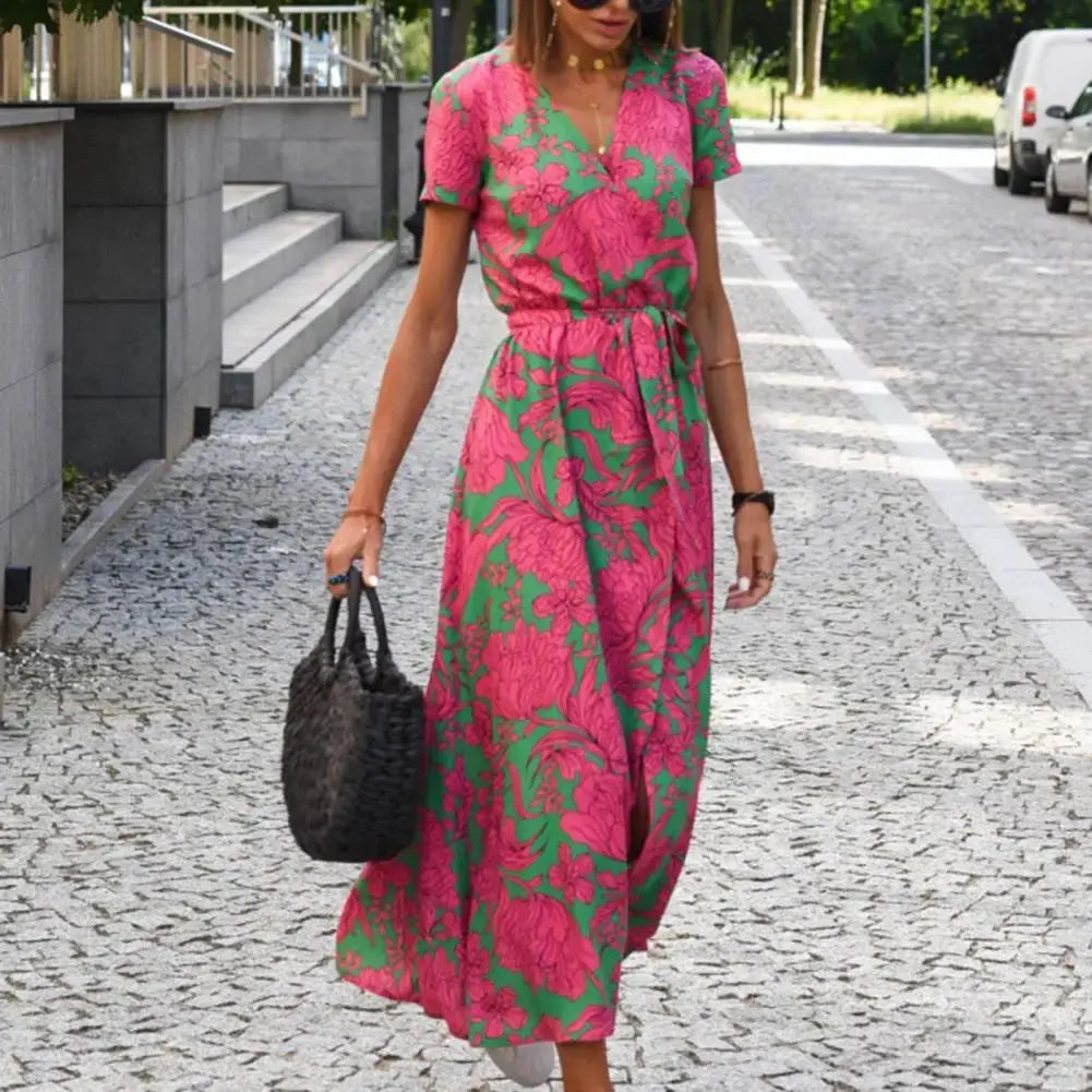 Fez | Kruidige jurk met bloemenprint